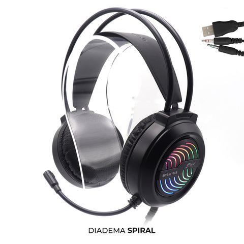 DIADEMA GAMER SPIRAL