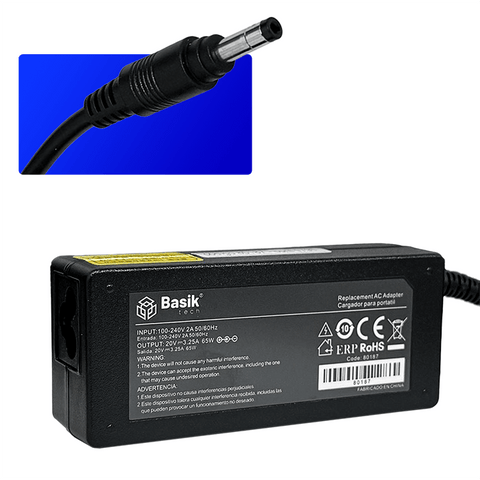 Cargador para portatil Lenovo 20V-3.25A