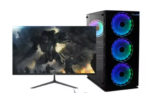 Combo Torre AMD Ryzen 7 5700G + Monitor Samsung 22” HDMI+ Teclado y mouse Gama ALTA
