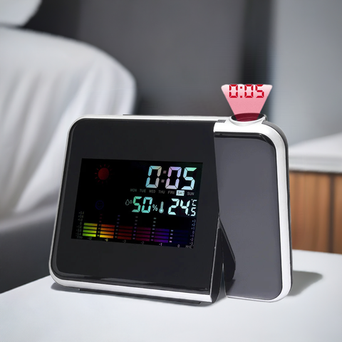 RELOJ DESPERTADOR HOLOGRAMA