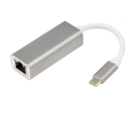 Convertidor Tipo C A RJ45 aluminio