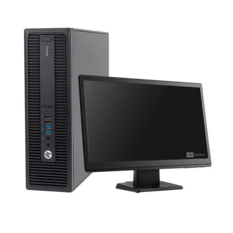 Torre Hp Core i5 4ta Gen SSD 240 Gb  + Monitor