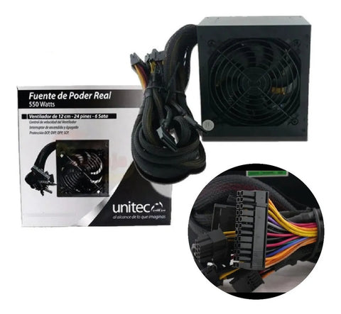 FUENTE DE PODER REAL 550W