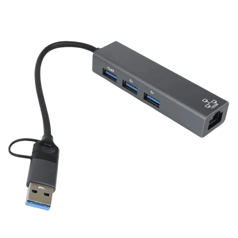 HUB USB TIPO C RJ45
