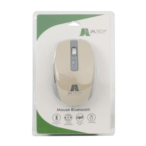 MOUSE RECARGABLE BLUETOOTH BEIGE