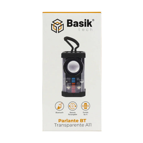 MINI PARLANTE BT TRANSPARENTE