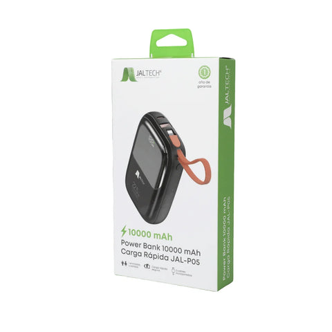 POWER BANK 10,000 mAh CARGA RÁPIDA