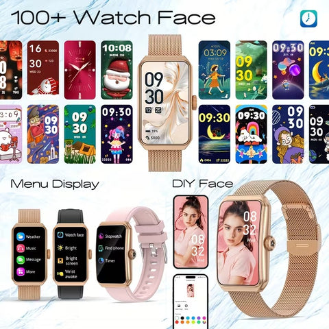 Smartwatch Correa dorada ZKCreation