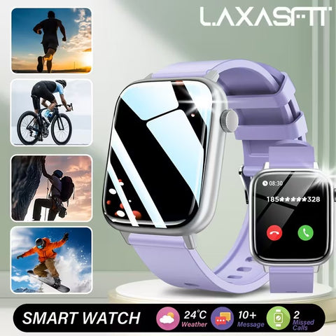 Smartwatch Laxasfit X12 Correa Morada